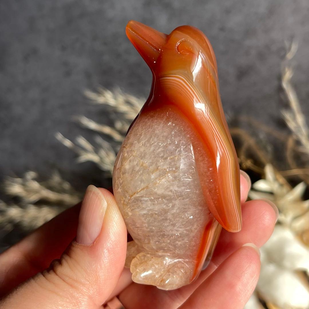 カーネリアン ペンギン インテリア小物