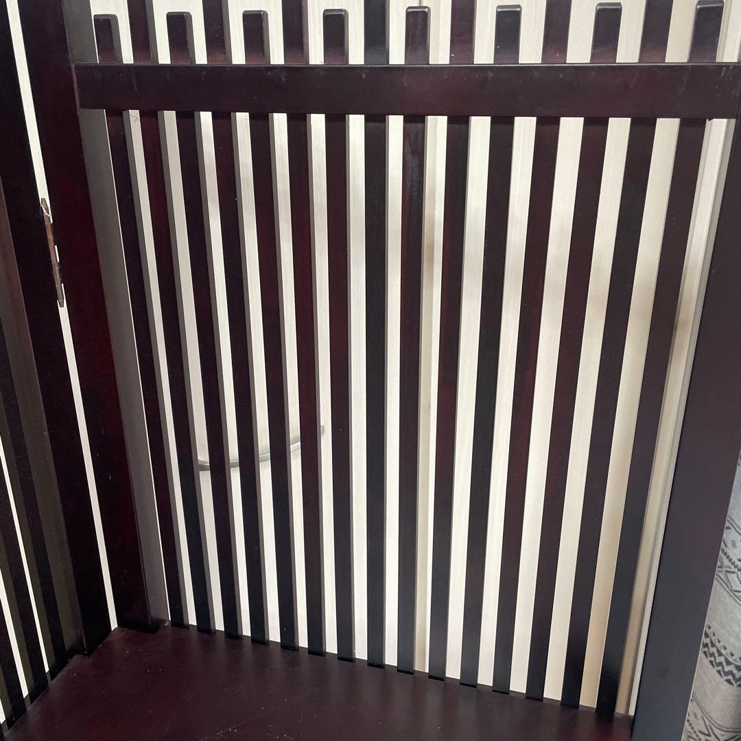 木製 和モダン2段 ダークブラウン