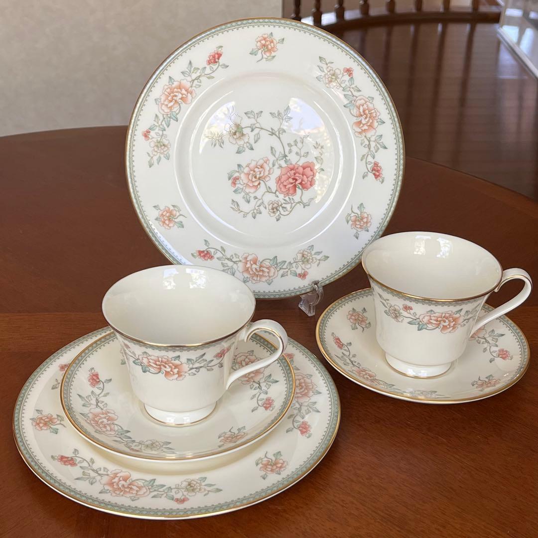 【未使用美品】ミントン★ジャスミン★シノワズリ　トリオペア　②