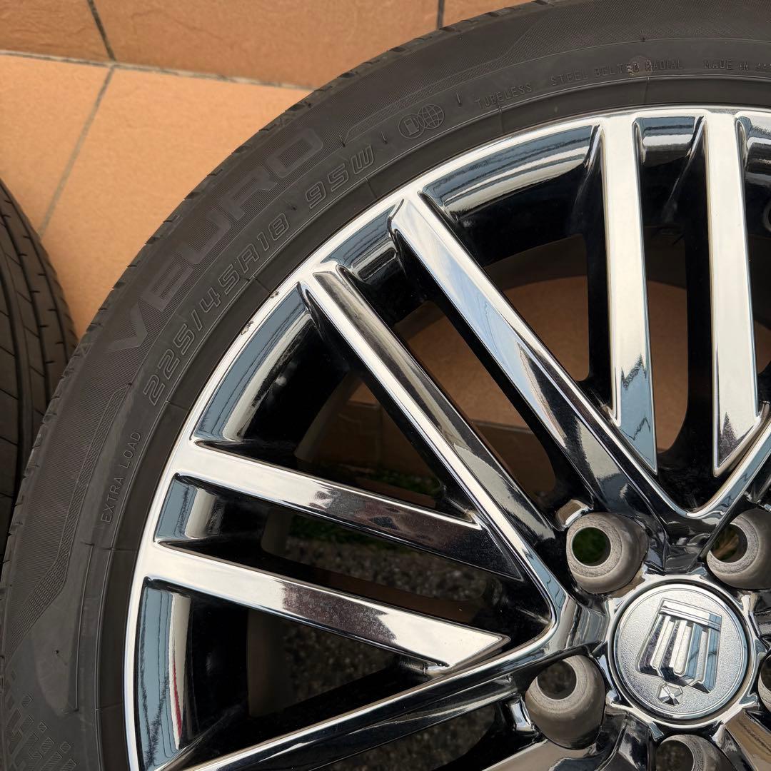 トヨタ210系クラウン アスリート スパッタリング アルミホイール