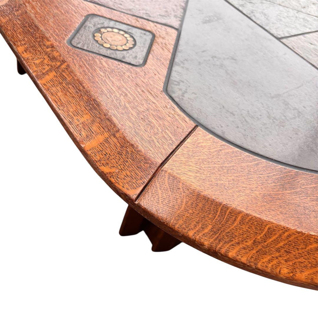 塩おにぎり様向け　希少 デザイン (ポールキンフマ) モザイクアートテーブル