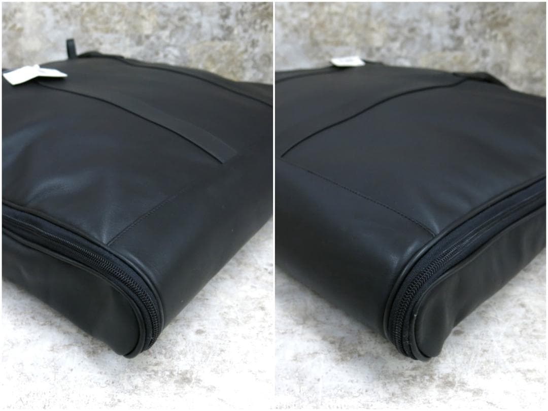 COACH コーチ／カーフレザー／ガーメントケース／ブラック