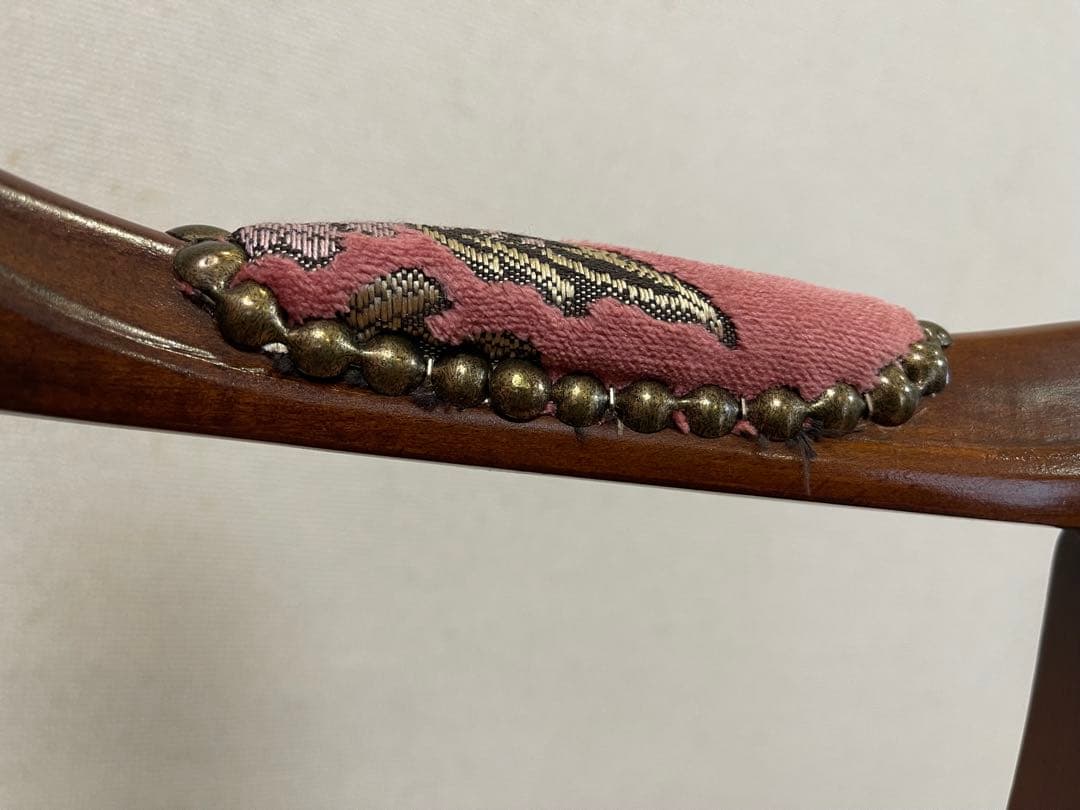 アンティーク ロココ調ピンク 椅子