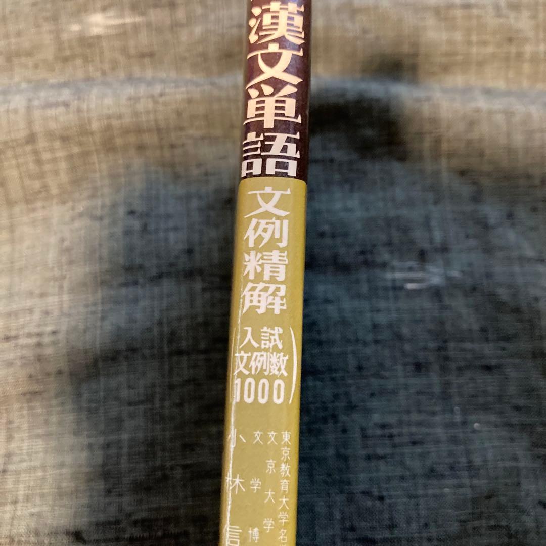 重要漢文単語　文例精解(入試文例数1000)　小林信明監修　昇龍堂出版　古本