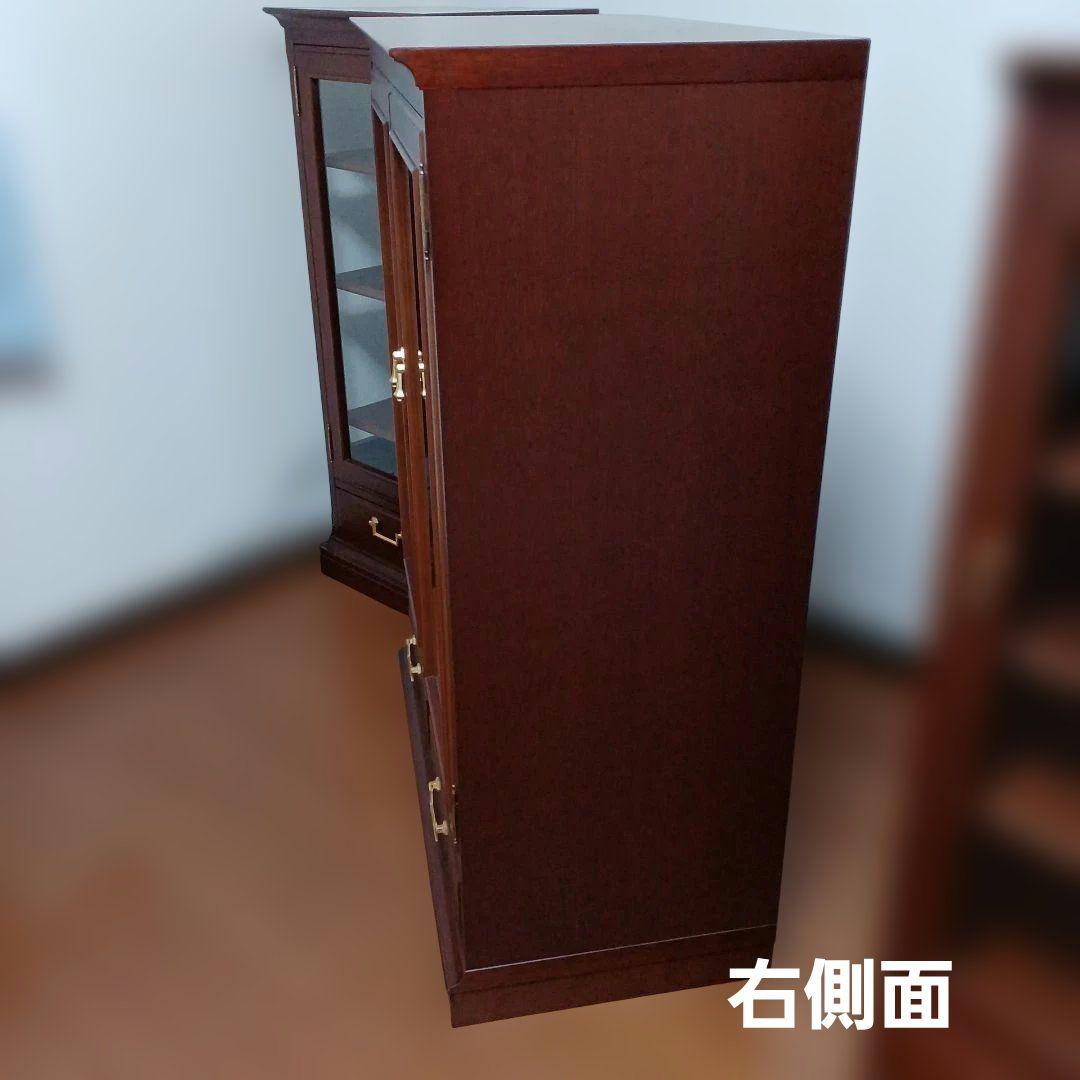 【マルニ】地中海ロイヤルシリーズ サイドボード キャビネット カップボード 飾棚