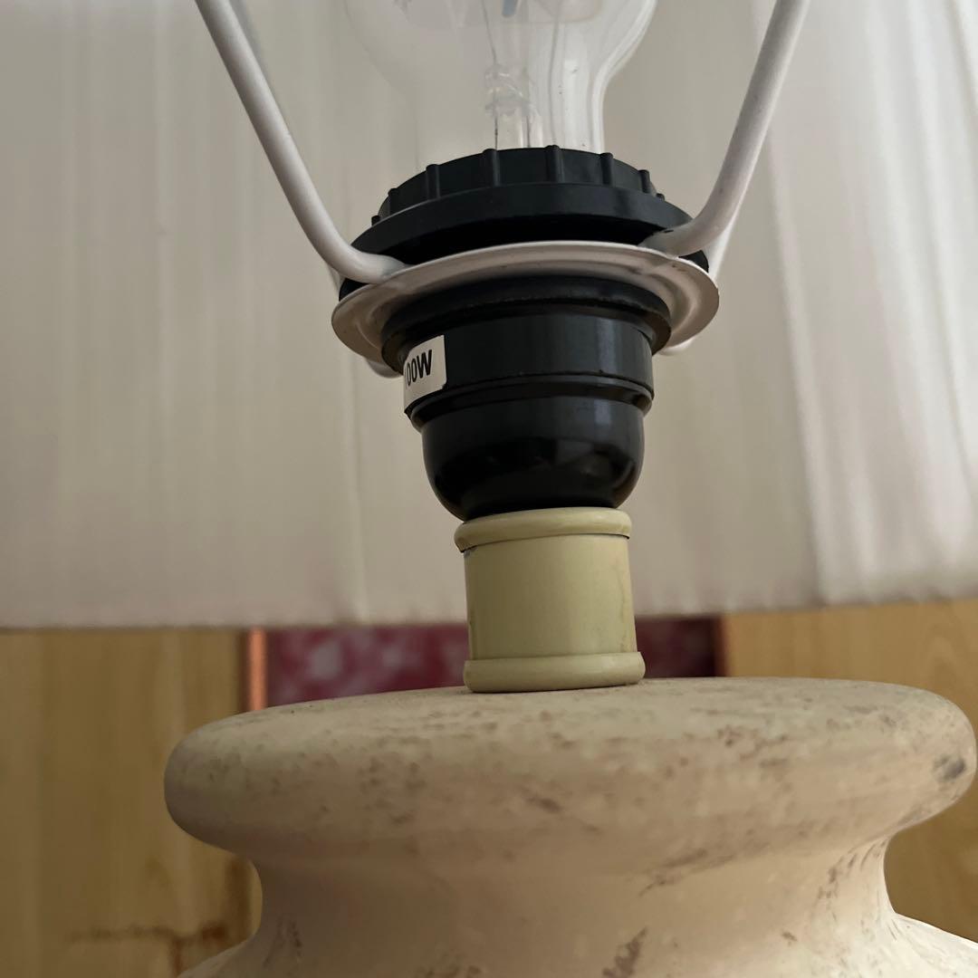 フロアスタンド 陶器製 ホワイトシェード