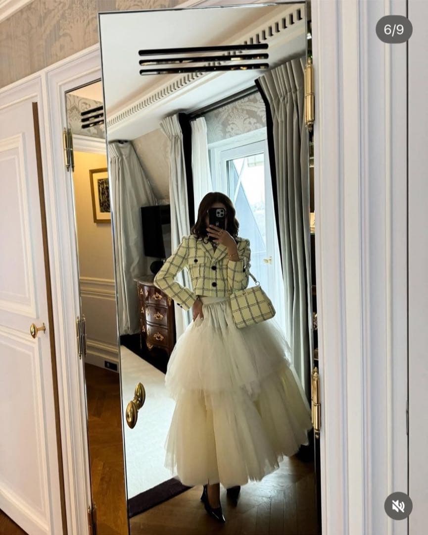 【最安値】sheller シェリエ 5th check tweed jacket