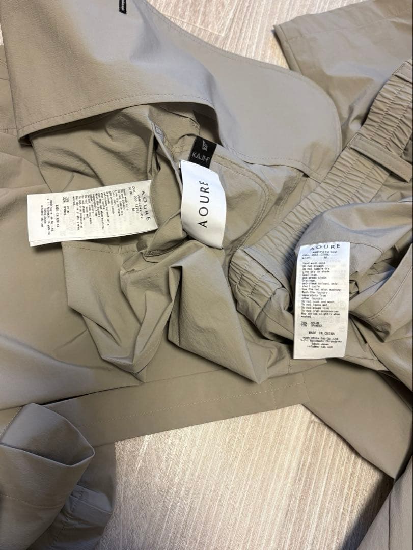 【美品】AOURE フェザークロスセットアップ　春•夏用