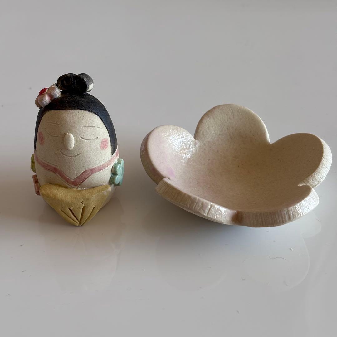 岡崎順子さん 雛人形 陶器