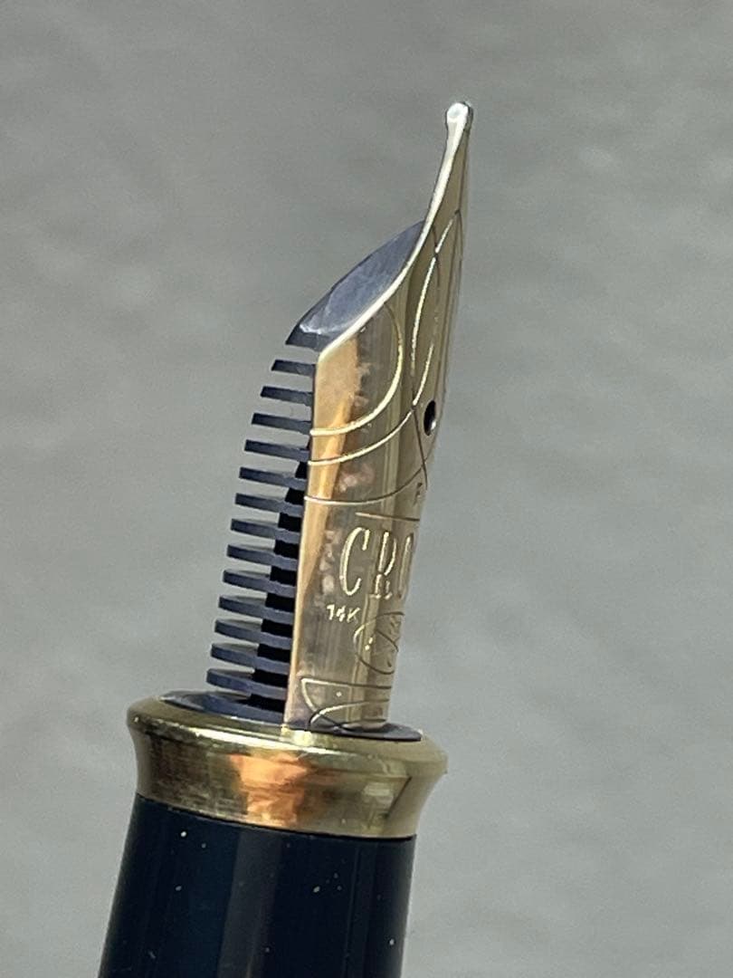 CROSSクロス万年筆タウンゼント マーブルグリーン 14K585 ゴールド金具