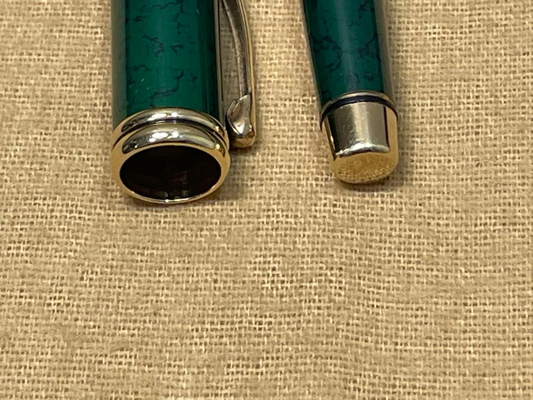 CROSSクロス万年筆タウンゼント マーブルグリーン 14K585 ゴールド金具