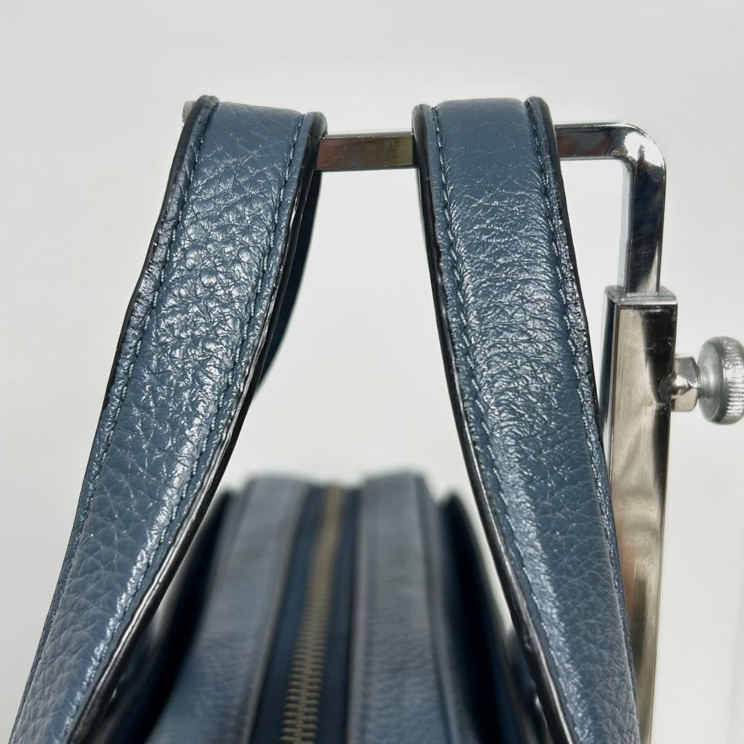 ✅【美品】定価12万　メンテ済み　コーチ　ビジネスバッグ　COACH ネイビー