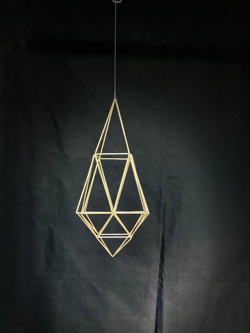 真鍮ヒンメリ　Shizuku-L-2mm ハンドメイド