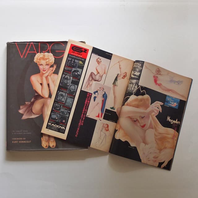 希少「VARGA」画集＋モノ・マガジン特集 ノーズ・アート2冊セット