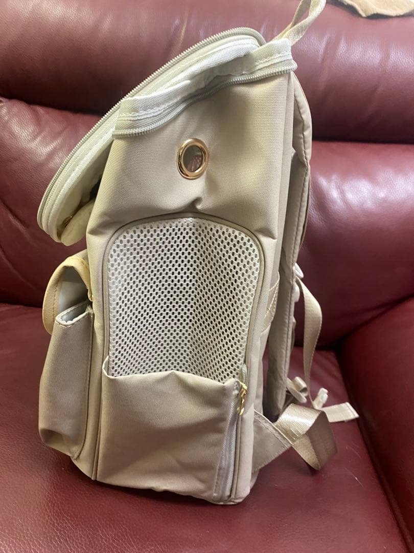 新品　未使用　PETTENA ペット　リュック HIYORI ベージュ