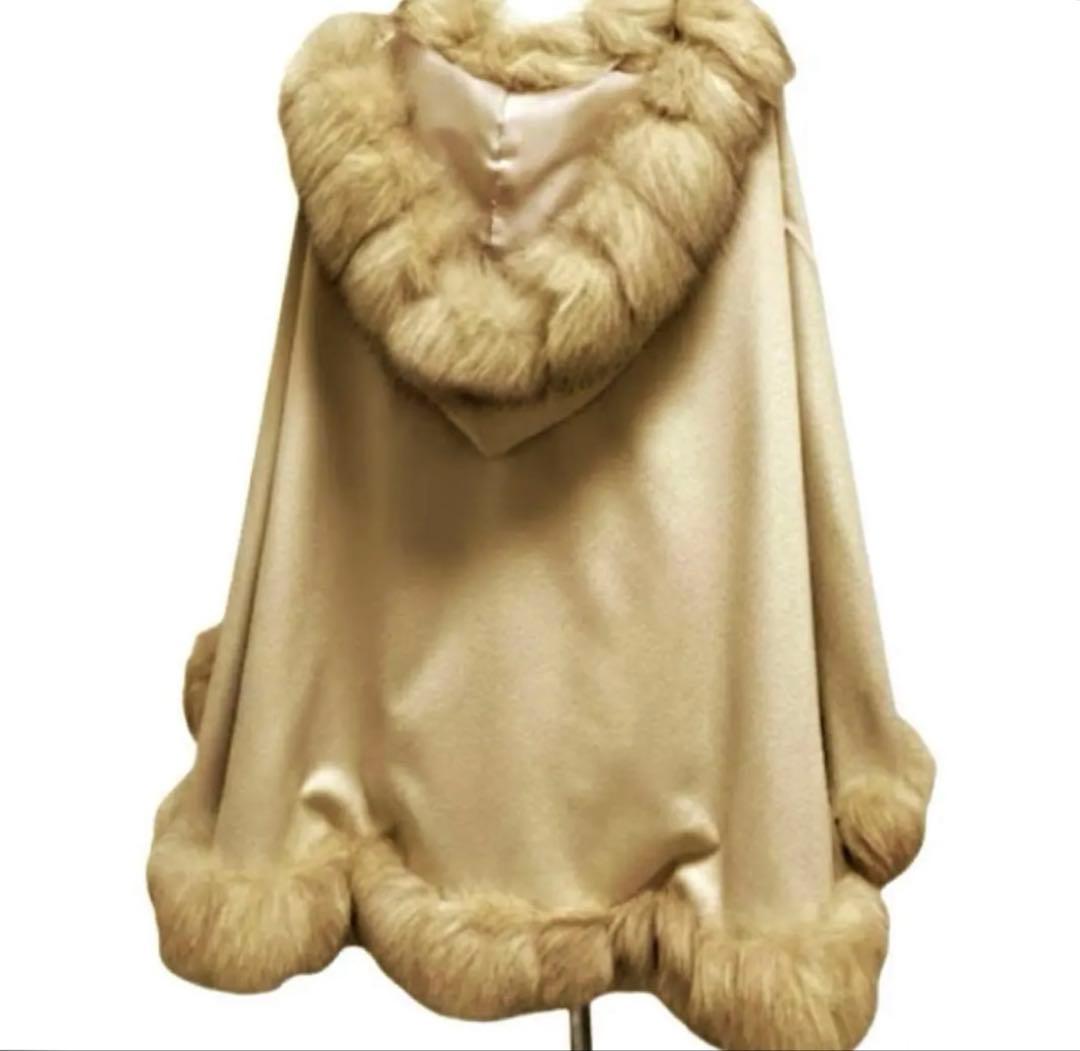 Xmasに！！SAGAフォックスファー M カシミア100% お値下げどうぞ〜