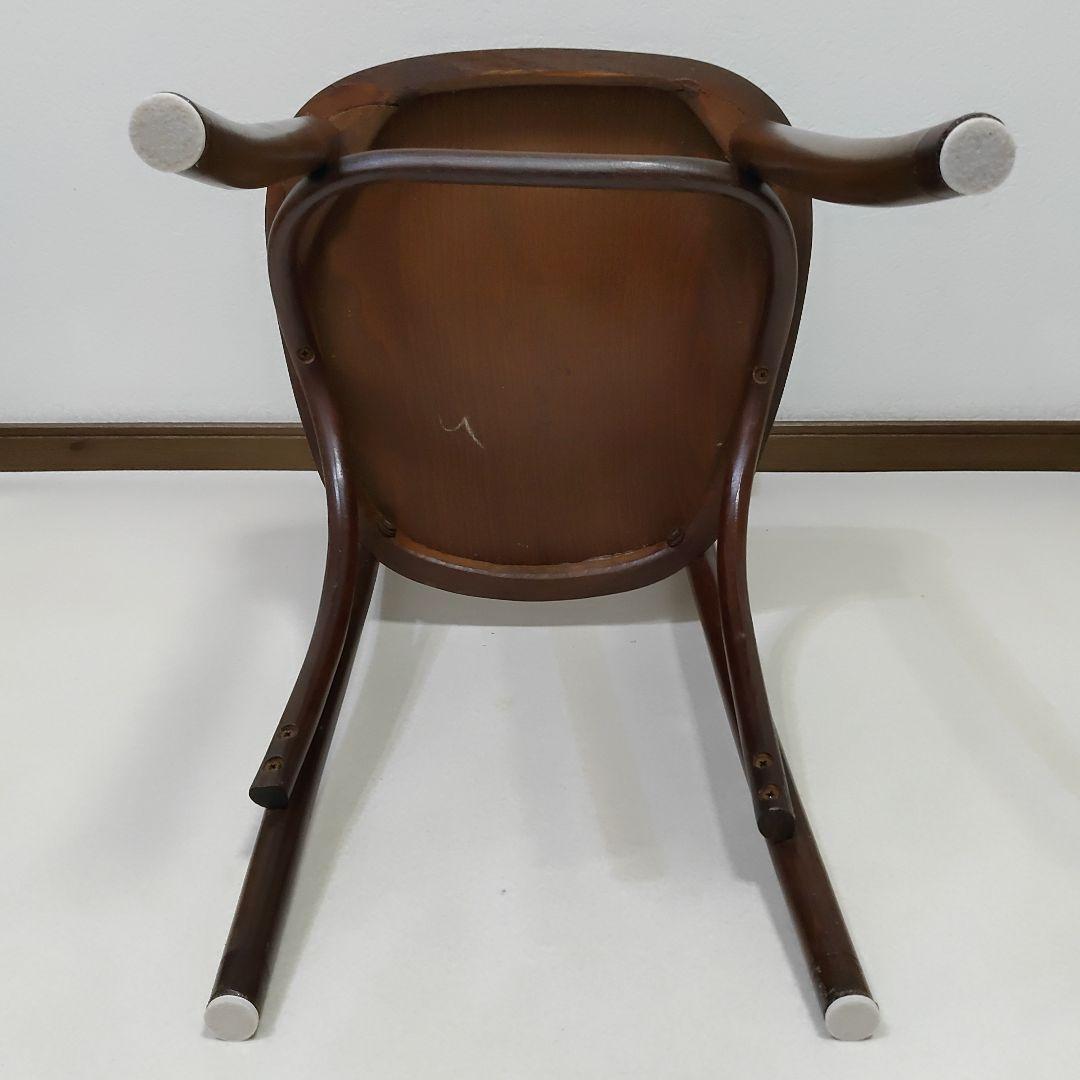 ③④ 2脚 フランス アンティーク レストラン ウッドチェア ベントウッドチェア