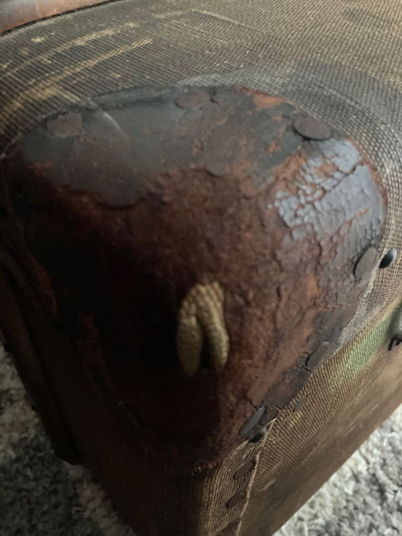 ￼【お値下げ】アンティーク ヴィンテージ 大型トランク 収納　コーヒーテーブル