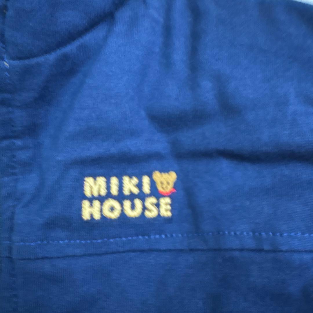 り*う様 新品タグ付き未使用ミキハウス　リバーシブル　ベスト付ジャンパー130