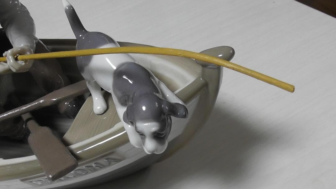 LLADRO　リヤドロ【おじいちゃんと魚釣り】2　リアドロ　インテリア　Ｌ506
