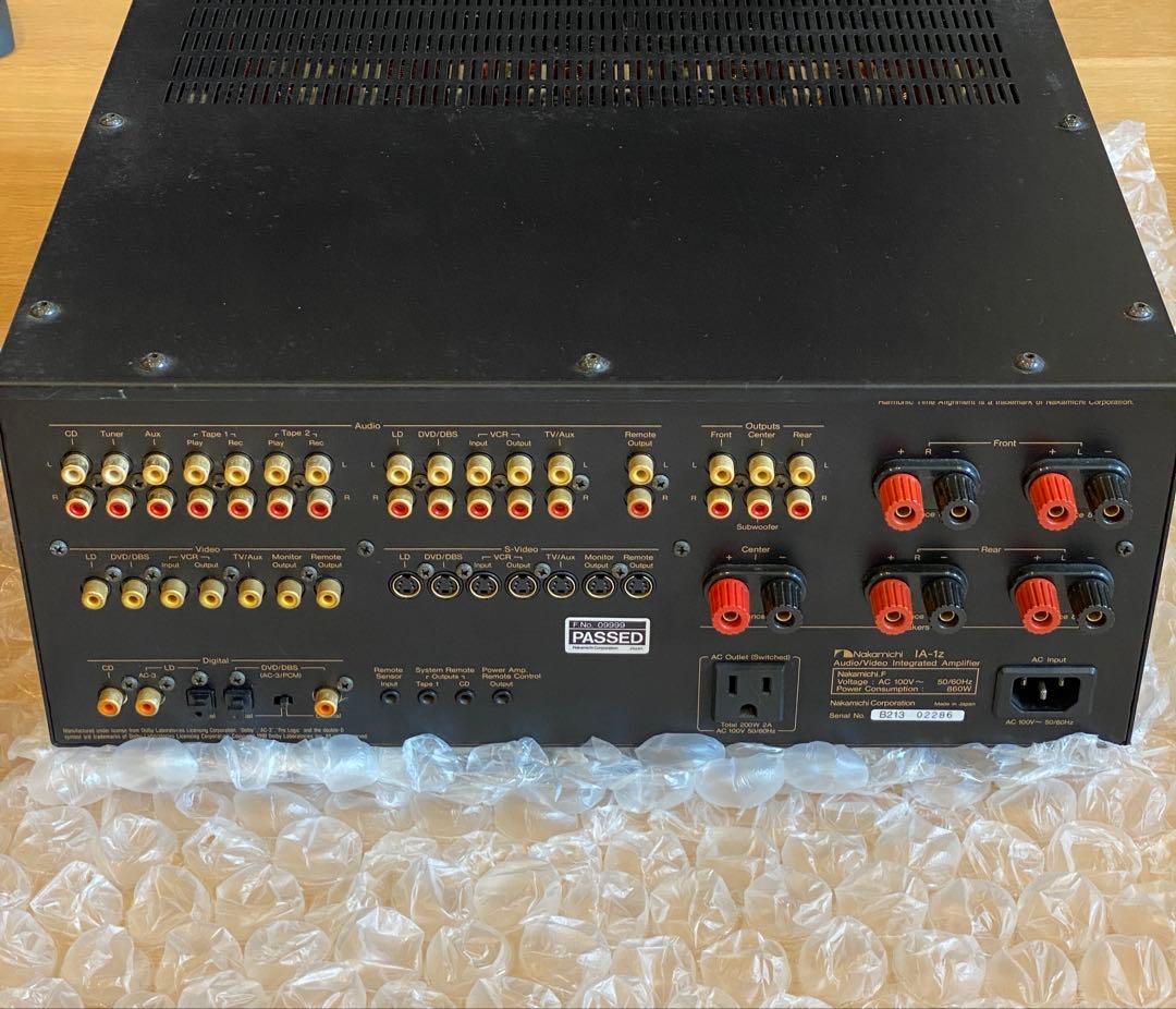 Nakamichi AVアンプ プリメインアンプ IA-1z ナカミチ