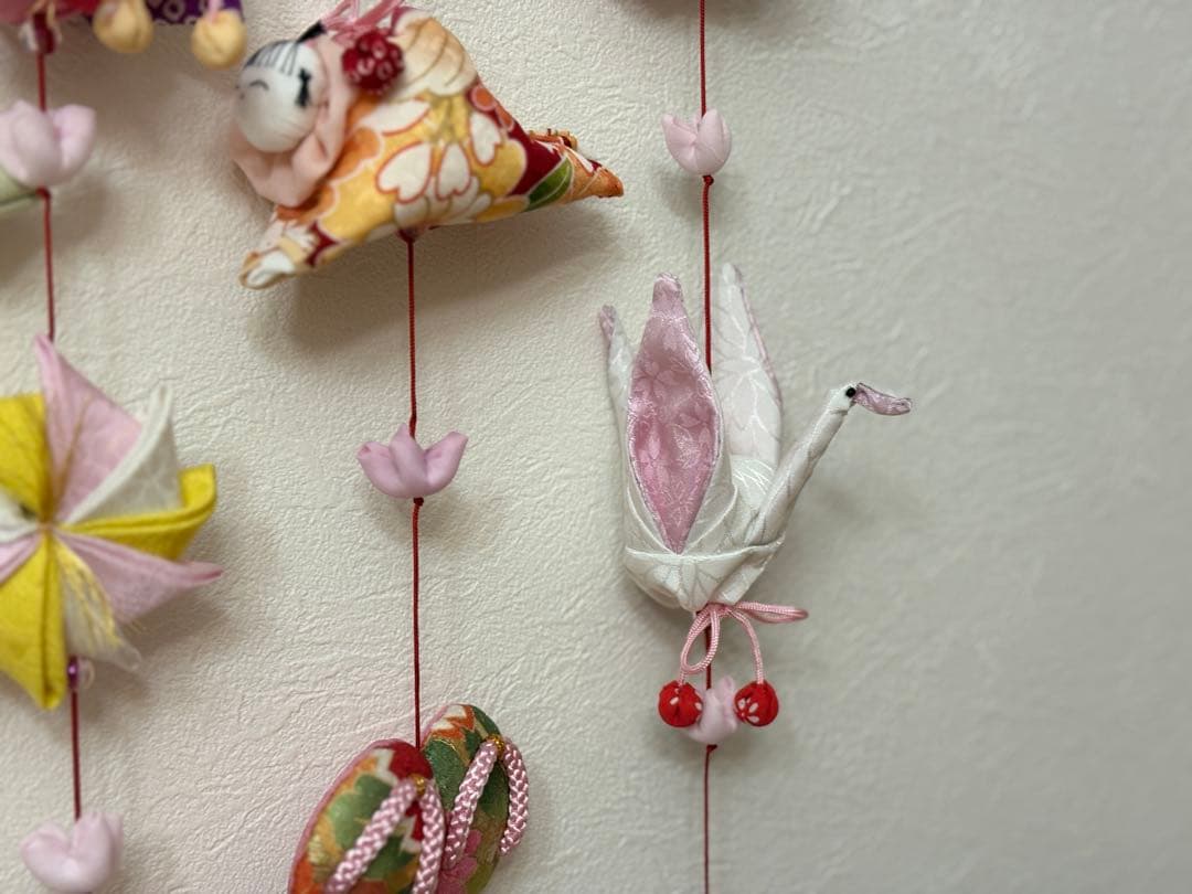 可愛いつるし雛　No.192 壁掛けタイプ・ひな祭り・桃の節句・おひなさま