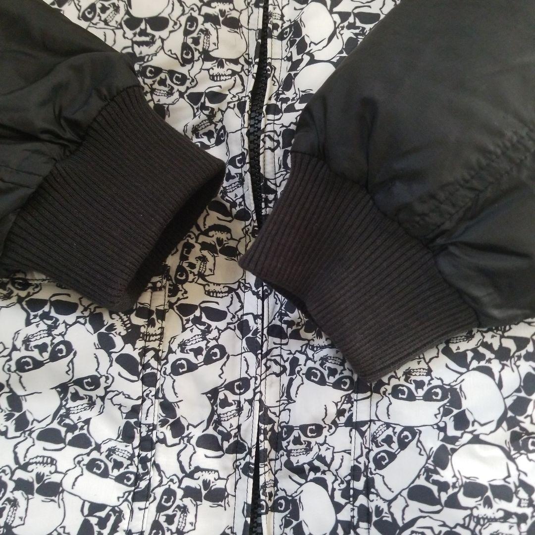 チャレンジャー　ジャケット　スカル ナイロン　Lサイズ