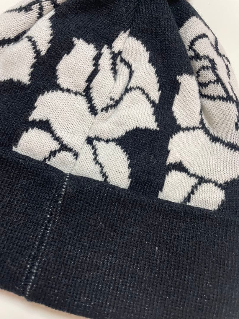 Supreme Rose Beanie ビーニー　ニット帽　ボンボンニット帽