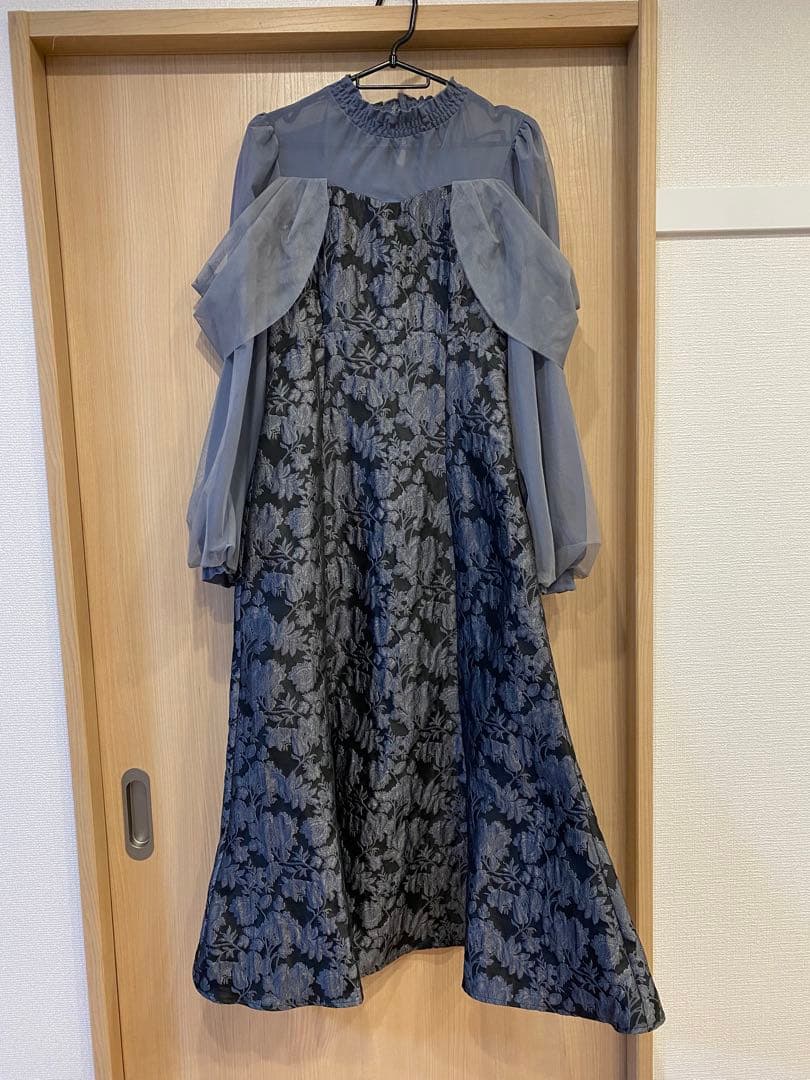 あ*の様 dazzlin シアーベールセミフレアワンピース