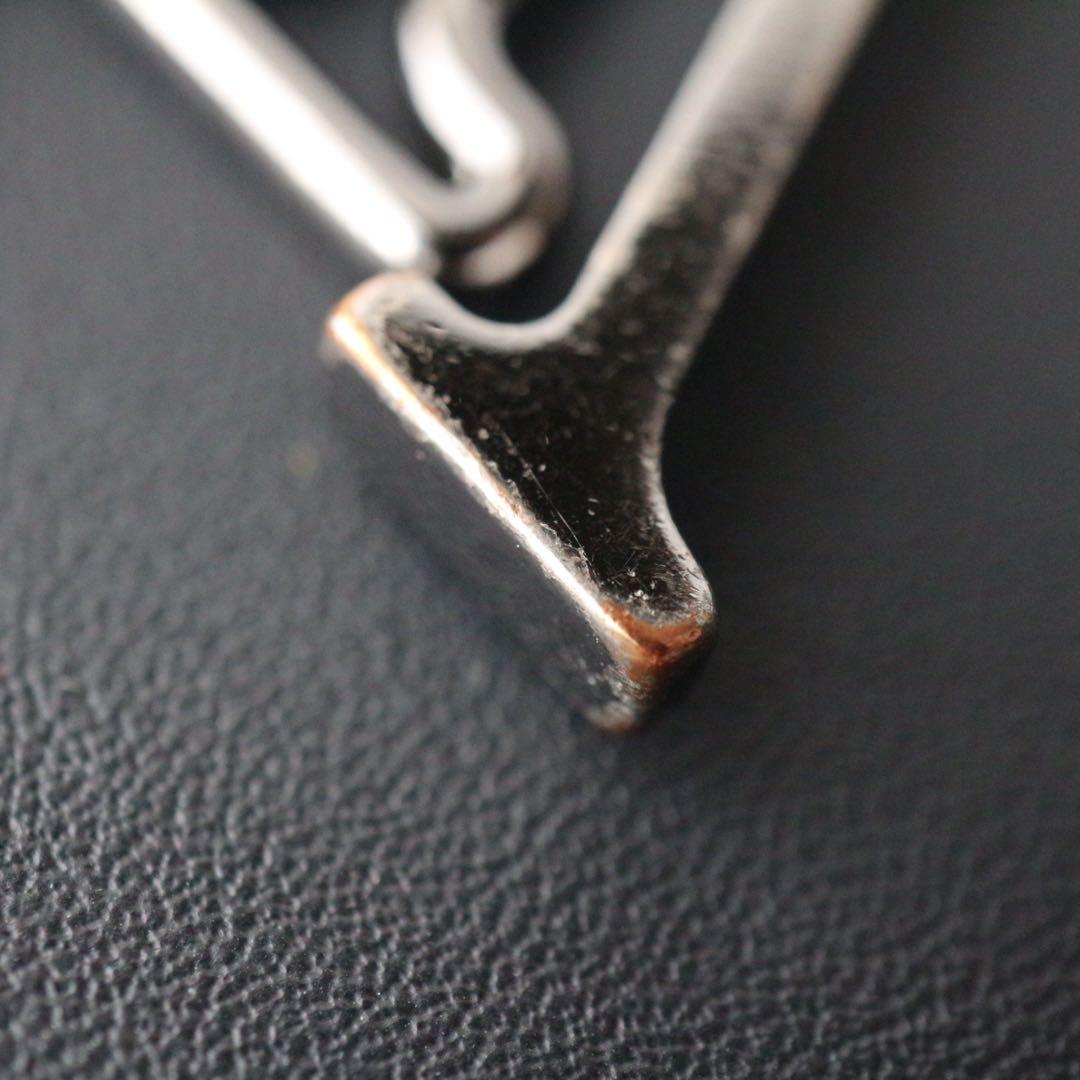 【中古】LOUIS VUITTON キーホルダーシルバーカラーM80217