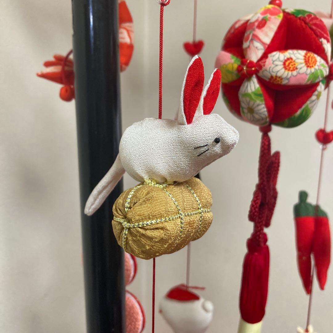 601 ハワイラブ　吊るし雛　吊るし飾り