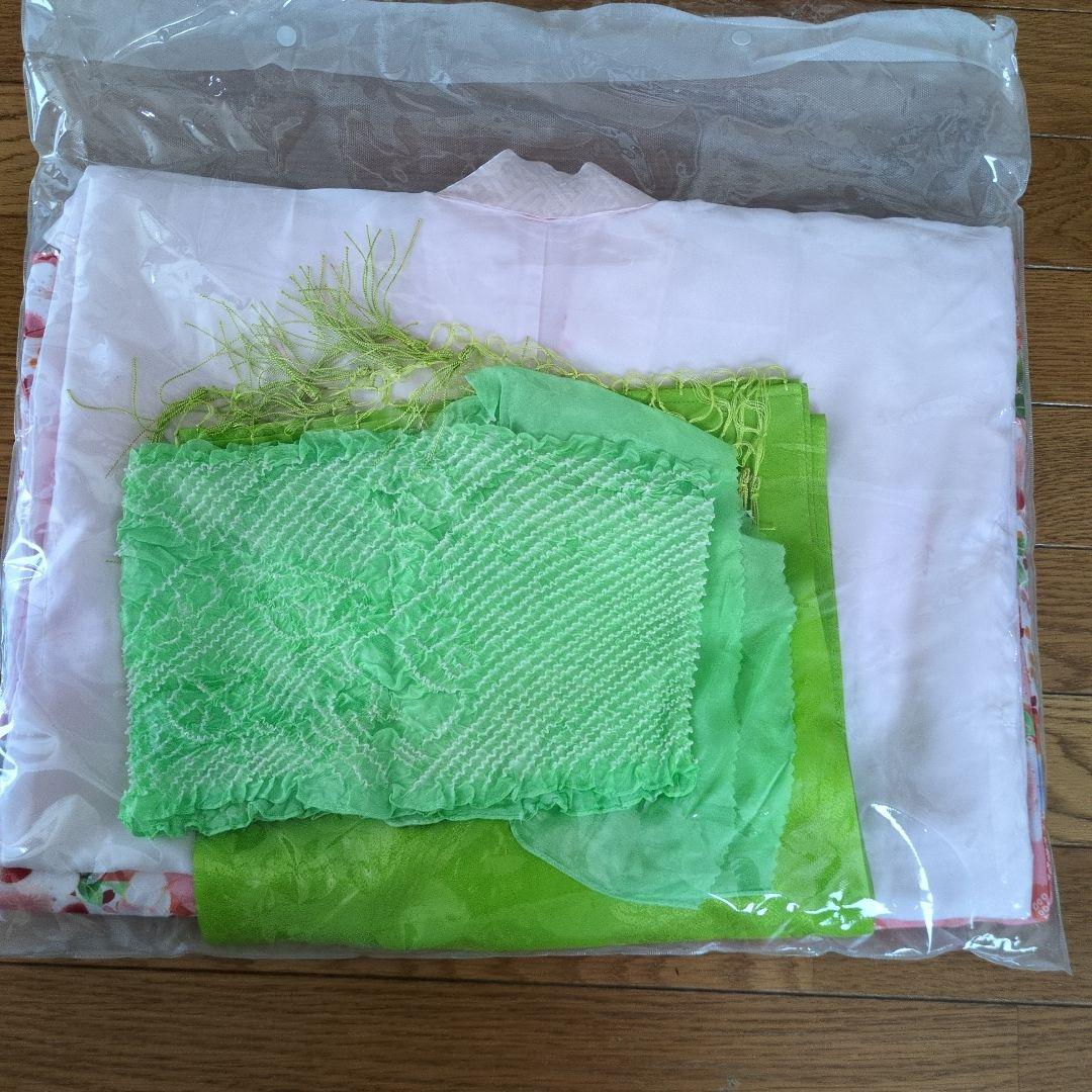 値下げしました　七五三　 着物 セット　7歳　四つ身　美品