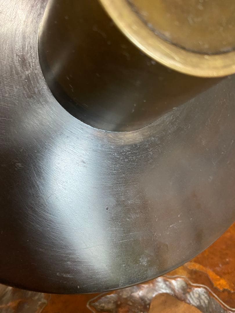 池坊　草月　銅製　唐銅　花器