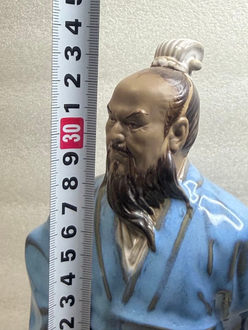 在庫処分‼️ 陶器 手工製作 高溫燒製 三国志人物 「曹操」