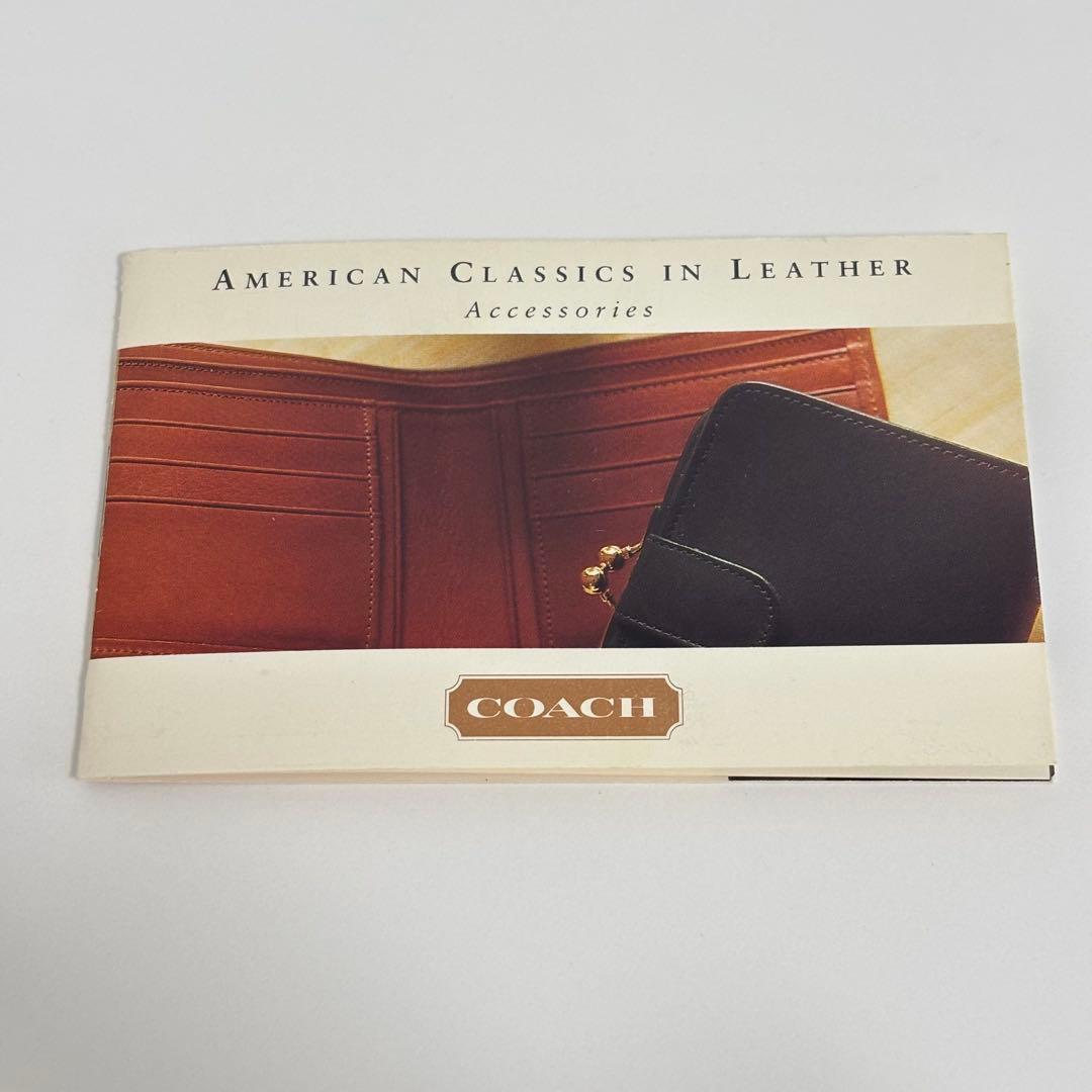 【未使用】COACH オールドコーチ ケース　コンパクトウォレット　財布