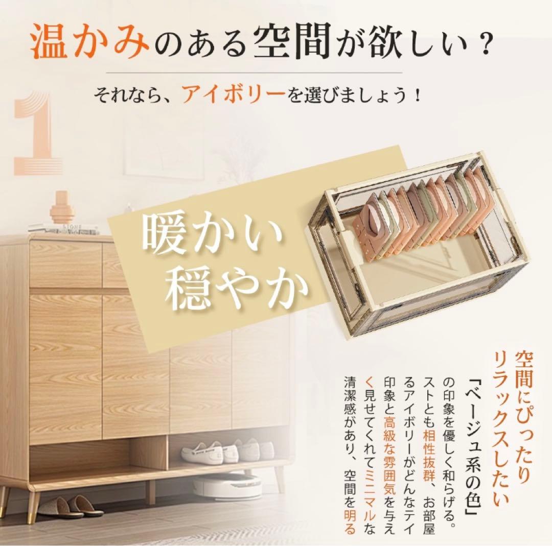 大容量折りたたみ収納ボックス コンテナボックス キャスター付き ブラウン 5個