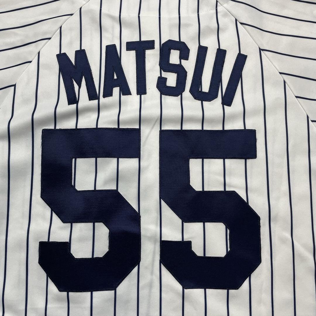 【美品　XL相当】Majestic ヤンキース　MATSUI 55 ユニフォーム