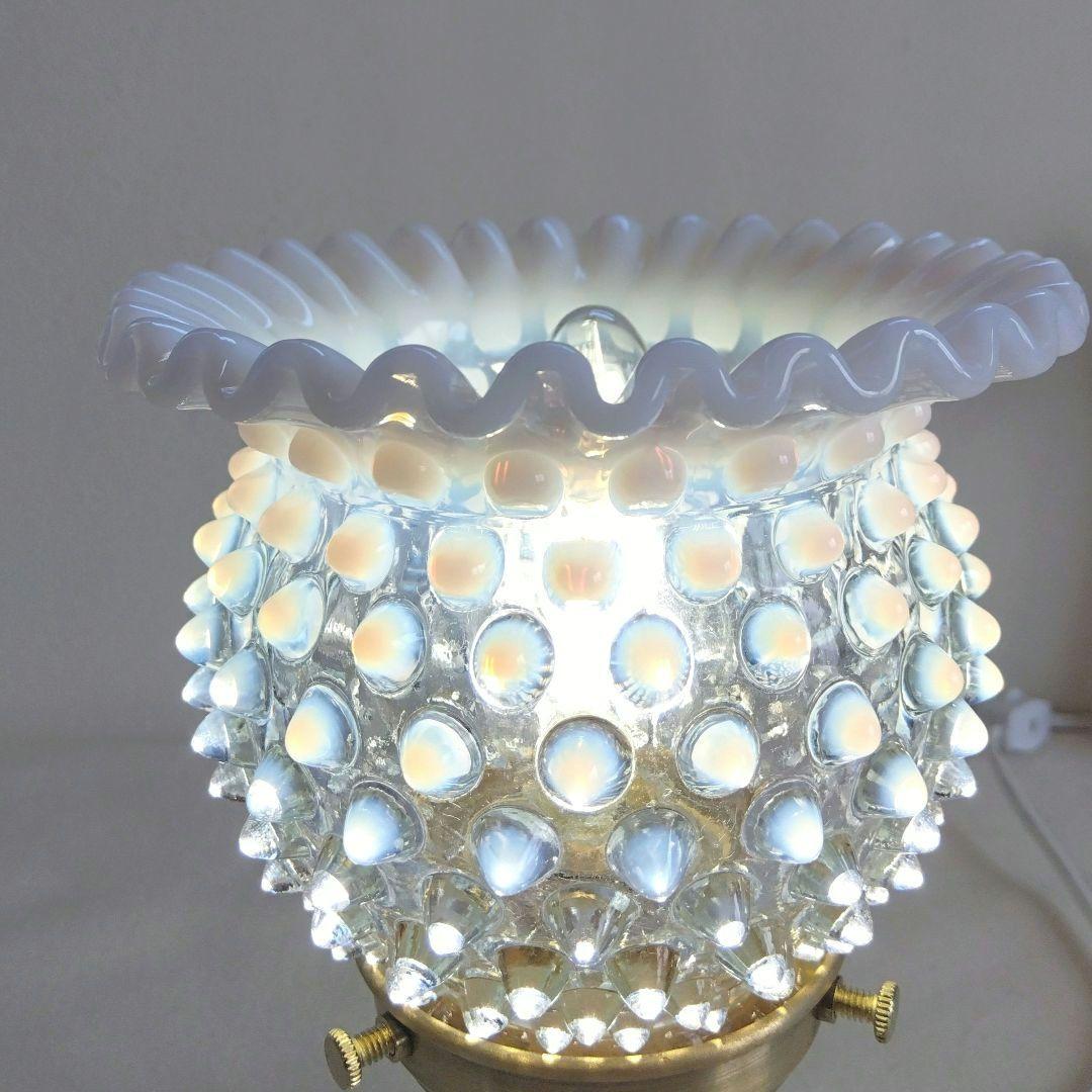 美 フェントン フレンチオパールセント クリンプシェードランプ