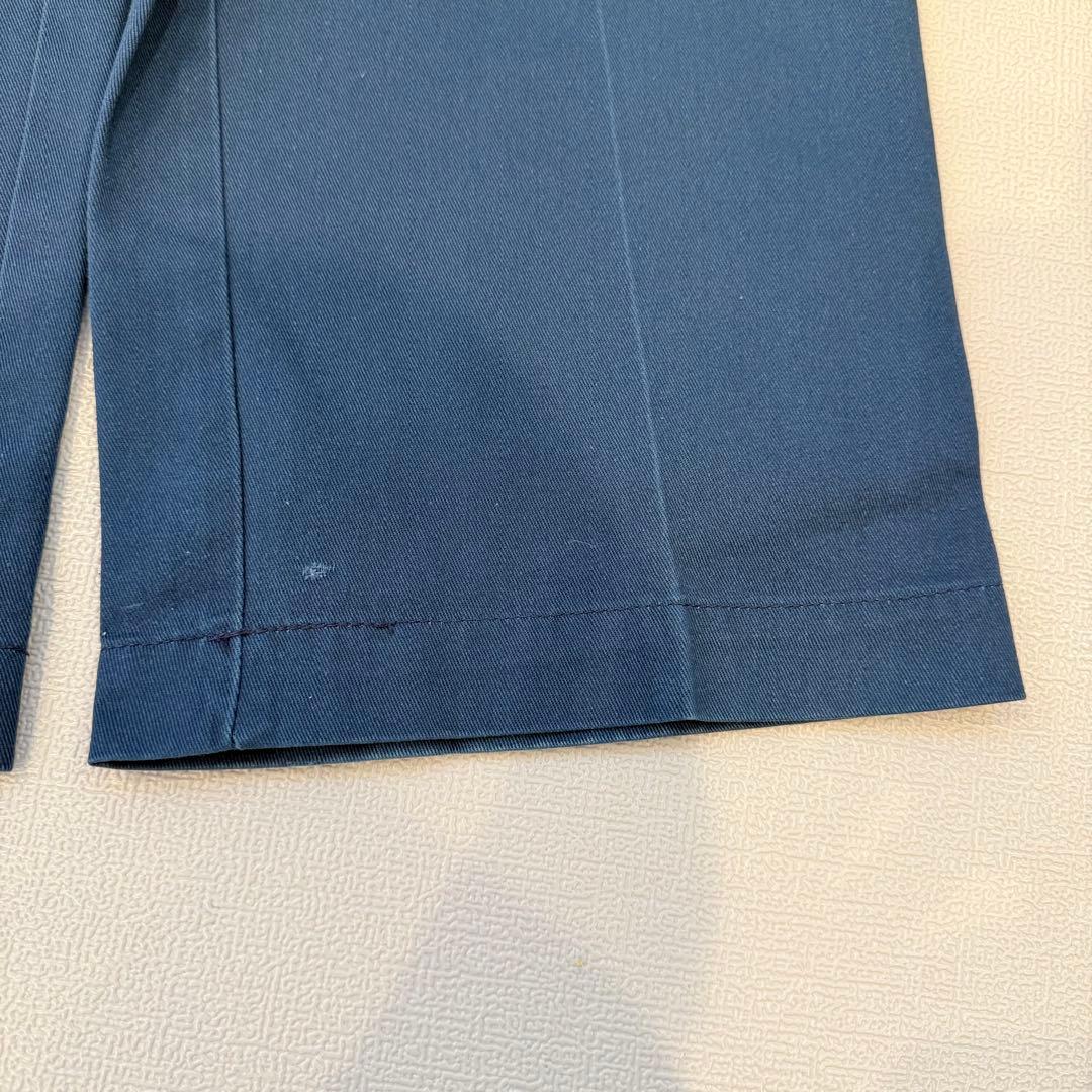 【チビタグ】Dickies 874 w34 80’s USA製　ネイビー　ブルー