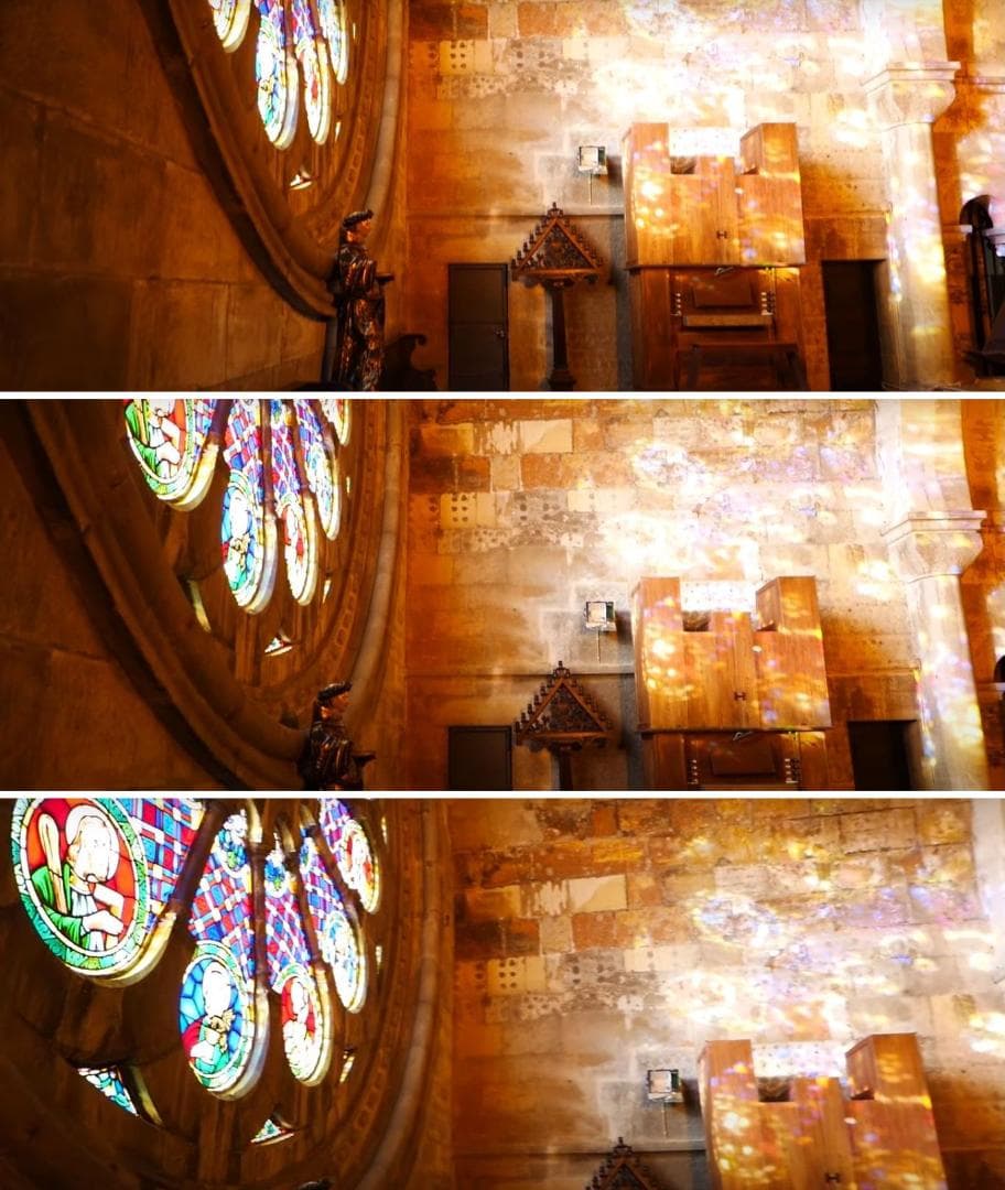 リスボン大聖堂 ステンドグラス バラ窓 グラスマスターズ社 ローズ・ウィンドウ