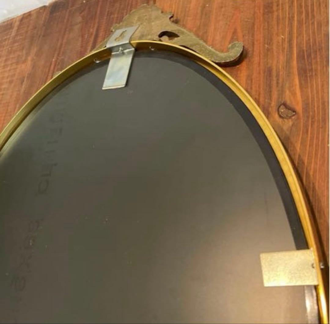 美品　ヴィンテージ　ウォールミラー　壁掛け鏡　雰囲気ある　飾りやすいサイズ