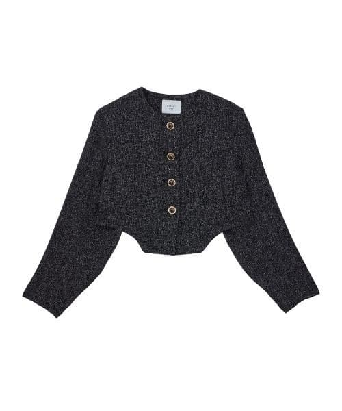 Ameri♡DEFORMATION SUMMER TWEED JACKET
