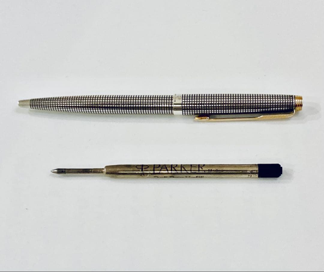 シルバー925◆パーカー ♯75シズレ スターリング 純銀ボールペン 1970s