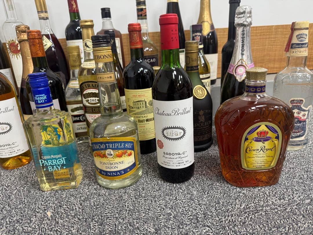 TG253 【26本まとめ売り】古酒 ウイスキー ブランデー ワイン 大量セット