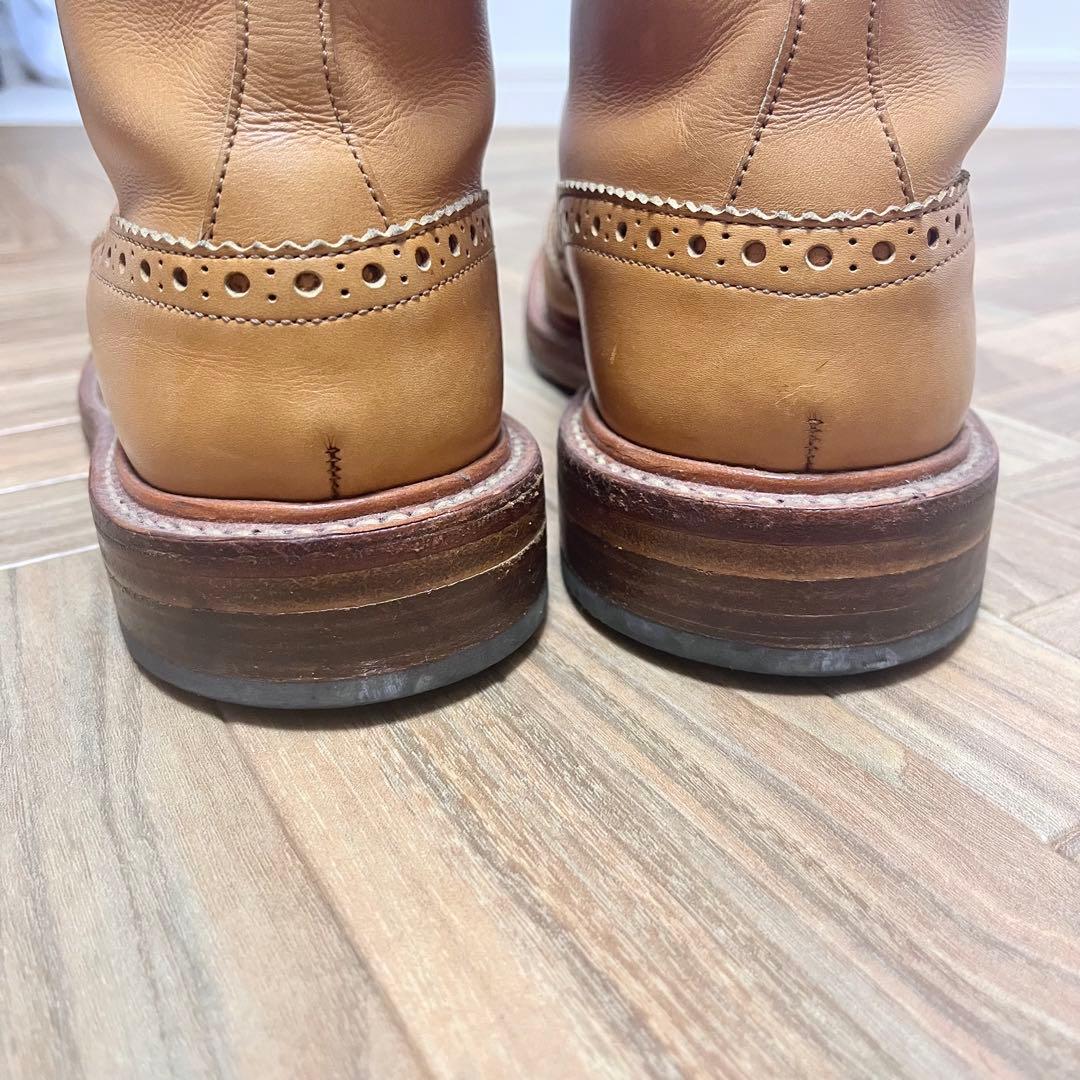 希少　Trickers カントリーブーツ　キャメル　メダリオン　モールトン
