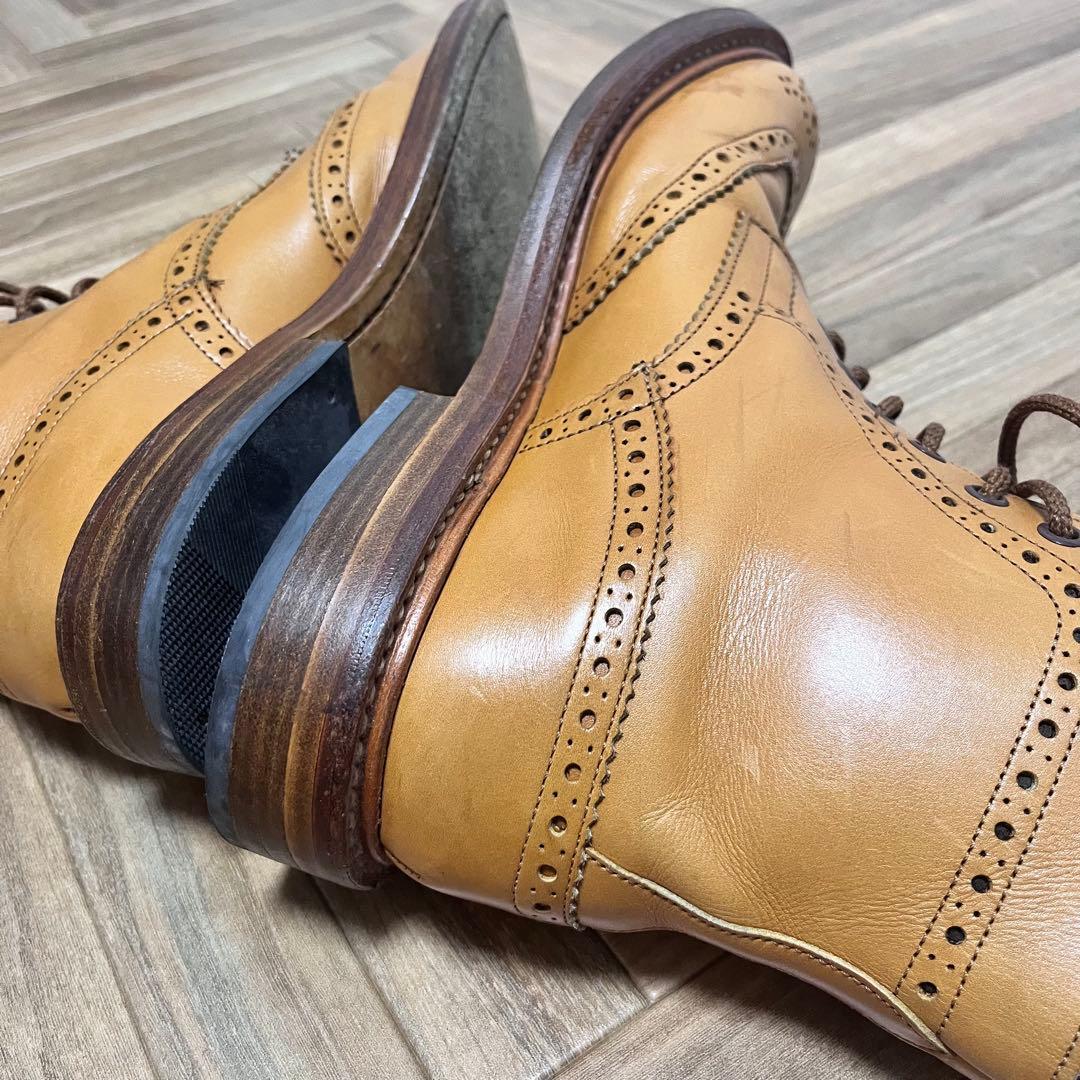 希少　Trickers カントリーブーツ　キャメル　メダリオン　モールトン