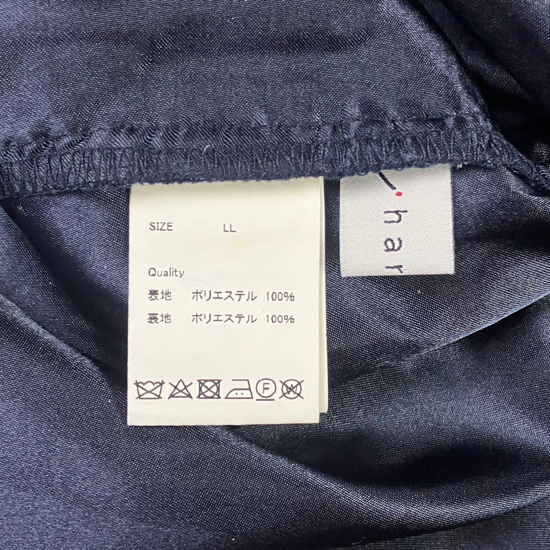 【新品】ハレモード 総レースドレス 紺 LL 大きいサイズ ワンピース 結婚式