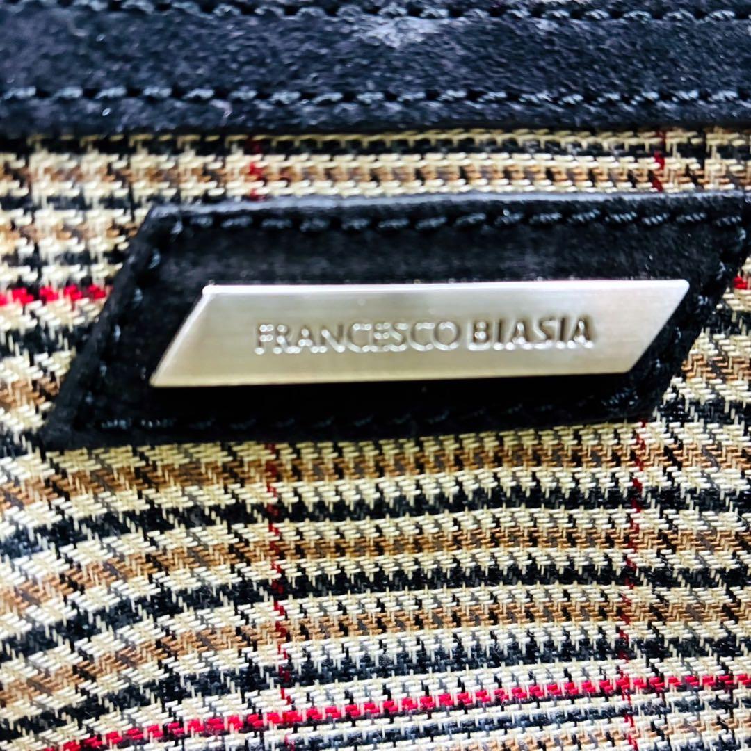 フランチェスコビアジア パテントレザー ハンドバッグ シルバー金具 黒 y2k