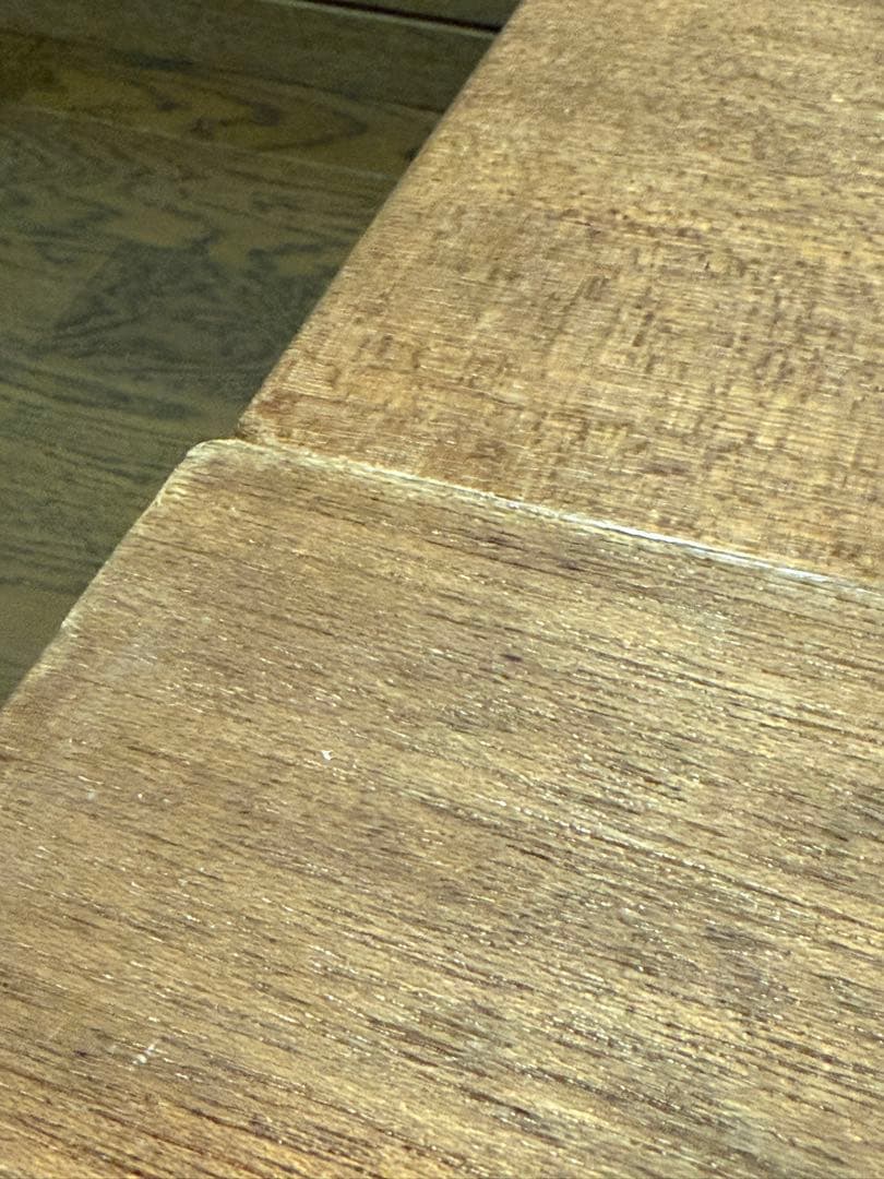 昭和レトロ　アンティーク　古い木の文机　ローテーブル②