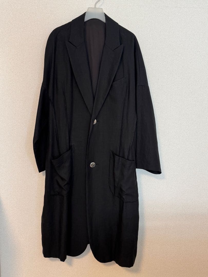 sulvam サルバム　ピークドラペル　リネンコート